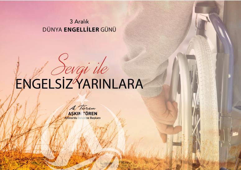 “ENGELLİ VATANDAŞLARIMIZIN SORUNLARININ KALICI ŞEKİLDE ÇÖZÜLMESİ İÇİN ÇALIŞIYORUZ”