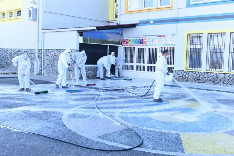 ALTINORDU’DA OKULLAR ARA TATİL SONRASINA HAZIRLANIYOR