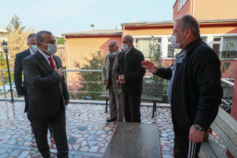 Vali Sonel, Huzurevi Sakinlerini Ziyaret Etti