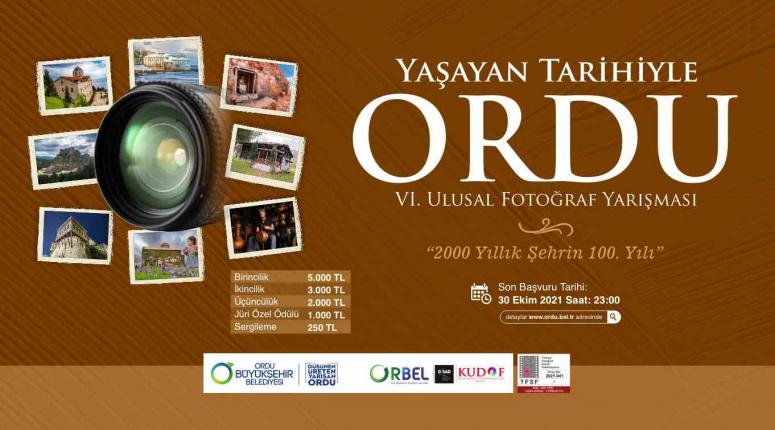 BÜYÜKŞEHİR’DEN YAŞAYAN TARİHİYLE ORDU’ FOTOĞRAF YARIŞMASI