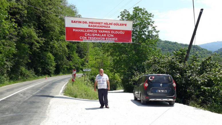 VATANDAŞLAR BAŞKAN GÜLER’E MİNNETTAR