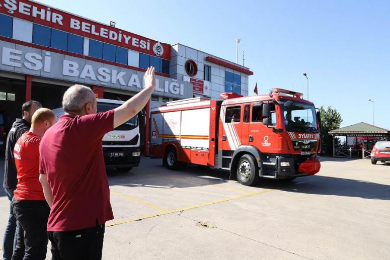 BÜYÜKŞEHİR EKİPLERİ, MANAVGAT İÇİN YOLA KOYULDU